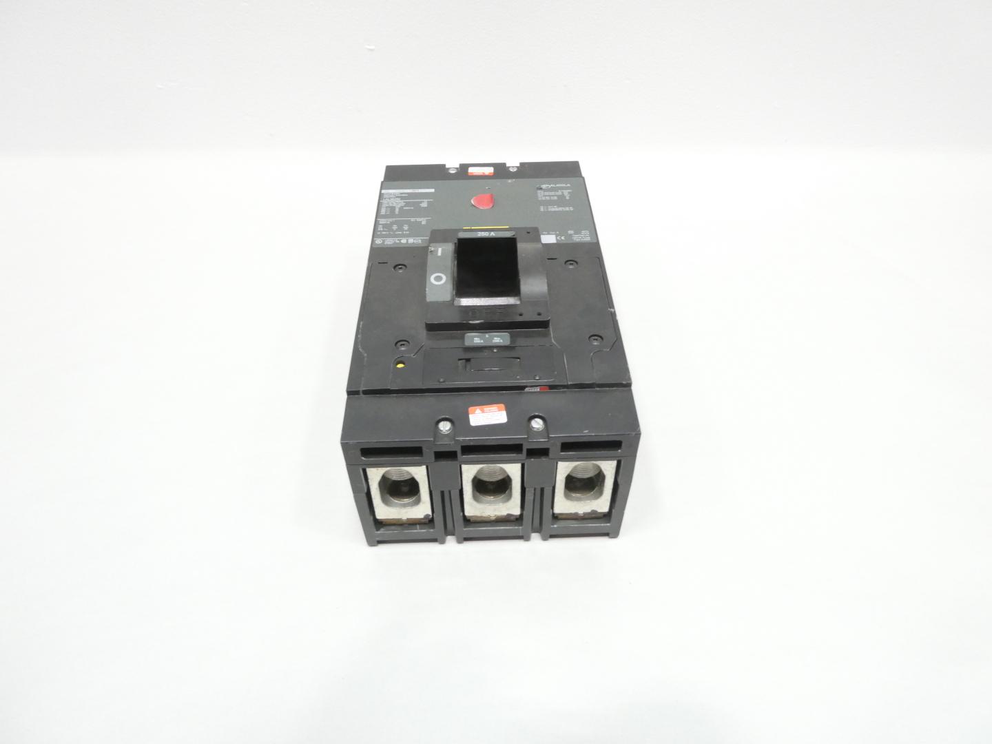 SQUARE D LAL36250 MOLDED CASE 3P 250A AMP 600V-AC CIRCUIT BREAKER