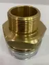 DIXON 12EM12-B BRASS STRAIGHT THROUGH MALE COUPLER 1-1/2IN NPT thumbnail 6