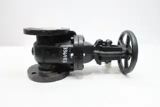 WM POWELL 1793 MANUAL IRON FLANGED WEDGE GATE VALVE 125 3IN