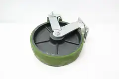 ALBION 12 SWIVEL CASTER WHEEL W/ FACE BRAKE 12IN X 3IN