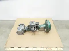 FISHER ET 667 SIZE 40 DVC6010 FLANGED STEEL PNEUMATIC CONTROL VALVE 2IN 300
