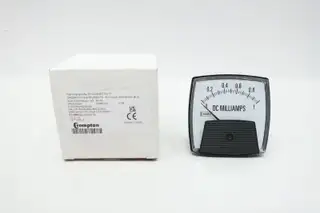 CROMPTON 013-01AA-FAXX-B3 PANEL METER 0-1 DC MILLIAMP