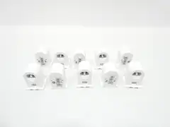 SET OF 10 LEVITON 062-13551-W LAMPHOLDER OUTPUT LAMP 660W 600V-AC
