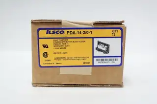 BOX OF 12 ILSCO PDA-14-2/0-1 POWER DISTRIBUTION BLOCK