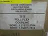 SYSTEM COMPONENTS 20 S FULL FLEX COUPLING thumbnail 3