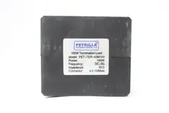 PETRILLA PET-TER-43M100 TERMINATION LOAD 100W 50OHM