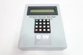 B&W SQ-300 POWER GUARD MANAGEMENT SYSTEM OPERATOR PANEL