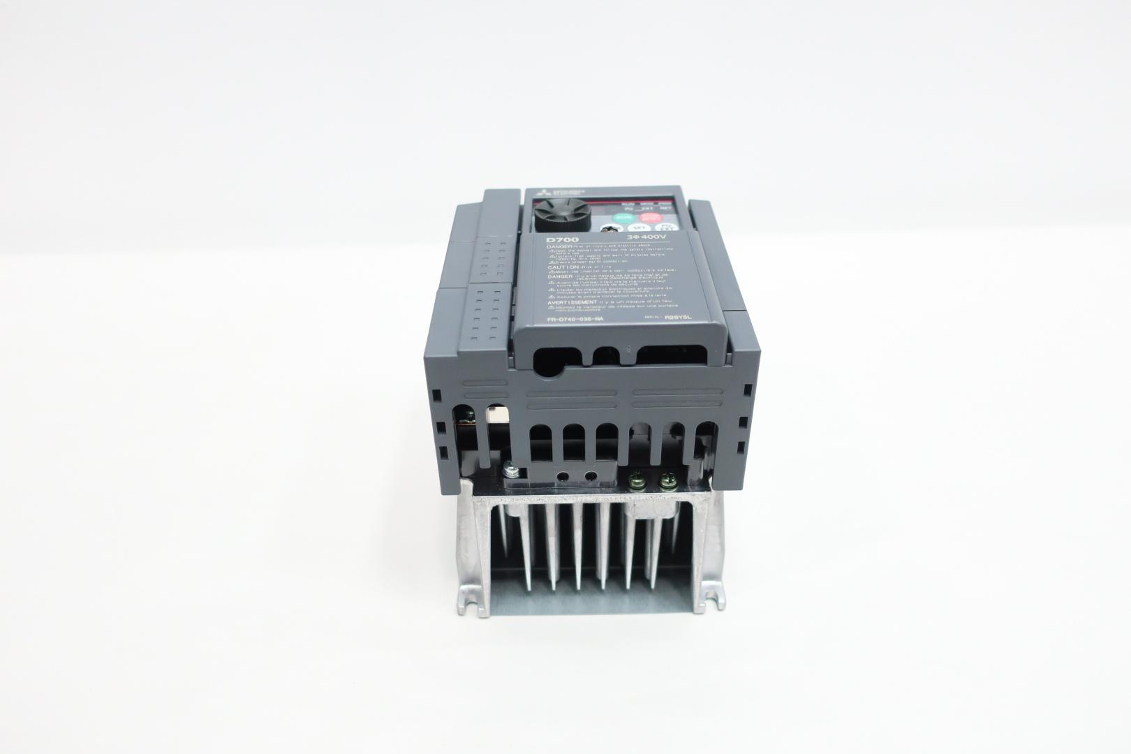 MITSUBISHI FR-D740-036-NA INVERTER VFD 2HP 380-480V-AC 0.2-400HZ