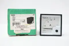 SCHNEIDER 16003 AMMETER 0-90A AMP