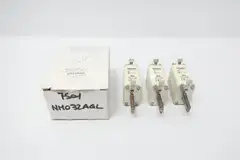 BOX OF 3 SIEMENS 3NA3012 LV HRC FUSE ELEMENT 32A AMP 500V-AC