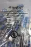 IZZY I62-14 QTY 50 COPPER COMPRESSION LUG #6 STRANDED 2-HOLE 1/4IN CRIMP BLUE thumbnail 4