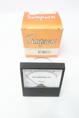SIMPSON 16085 AMMETER 0-1MA