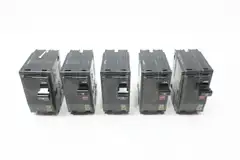 BOX OF 5 SQUARE D QO230 CIRCUIT BREAKER 30A  2P 120-240V-AC