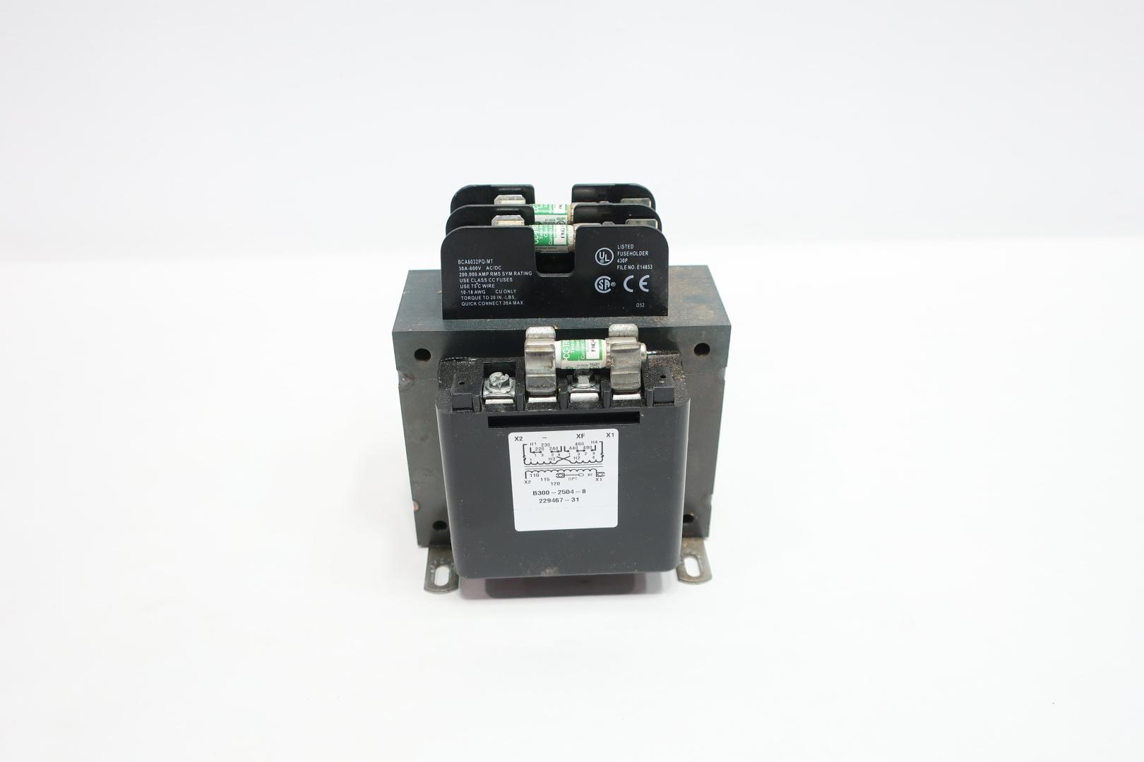 LIFT TECH 229467-31 VOLTAGE TRANSFORMER 300VA 240/480V-AC 120V-AC