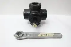 HOMESTEAD 2965123 MANUAL IRON PLUG VALVE 1-1/4IN NPT