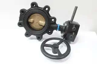 MILWAUKEE 8115-24-R MANUAL LUGGED BUTTERFLY VALVE 4IN 200