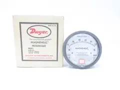 DWYER 163282-00 W26D PRESSURE GAUGE 4IN 0-1IN-H2O