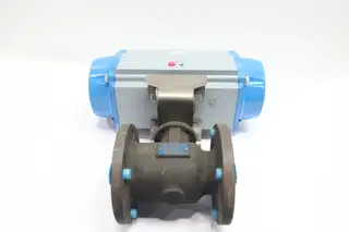 NIBCO F510-CSR-R-66 FS PNEUMATIC STAINLESS FLANGED BALL VALVE 3IN 150