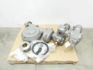 AUMA SA14.1 GZ16 GS200 L90 MULTI-TURN MODULATING GEAR ACTUATOR 480V-AC 4HP