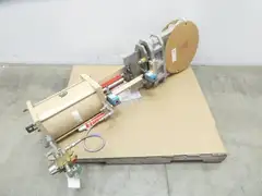 UNITED CONVEYOR UCC 150W PNEUMATIC ALUMINUM LUGGED KNIFE GATE VALVE 12IN 150