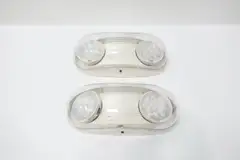 SET OF 2 LEONLITE SV238031-2P LED OUTDOOR EMERGENCY LIGHT