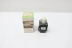 GENERAL ELECTRIC GE CR104PLT35W PUSHBUTTON 600V-AC WHITE
