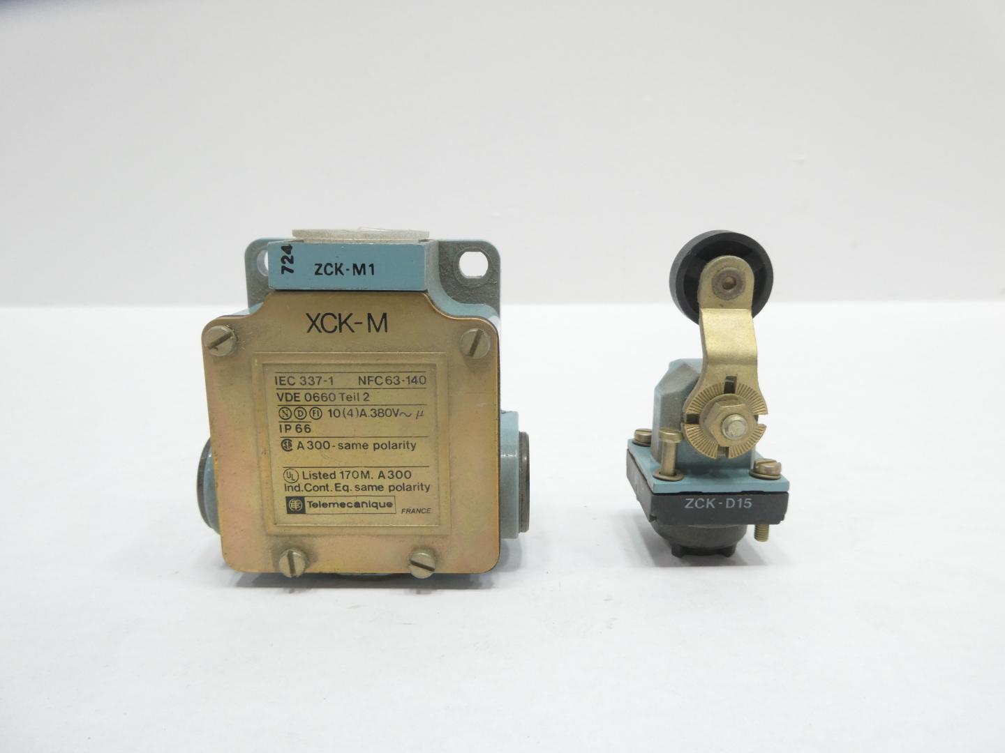 TELEMECANIQUE XCKJ 60947-5-1 LIMIT SWITCH 240V-AC