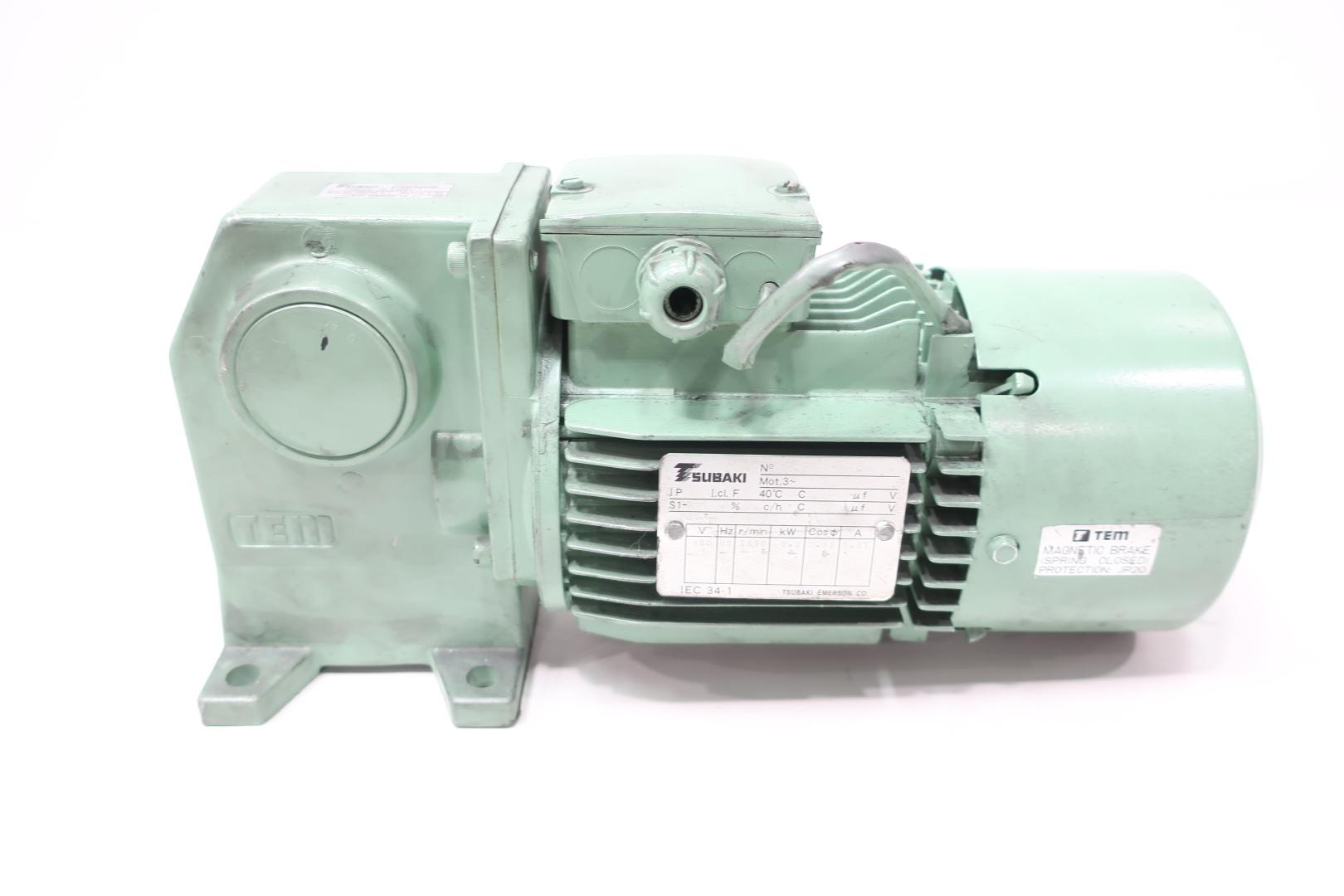 TSUBAKIMOTO CSM010-202H400LSR-C TBS-100TC-SR-CX GEARMOTOR