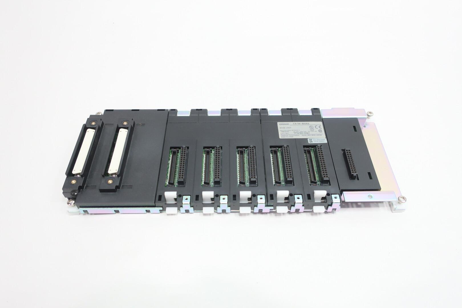 OMRON CS1W-BI053 BASE MODULE 5 SLOT