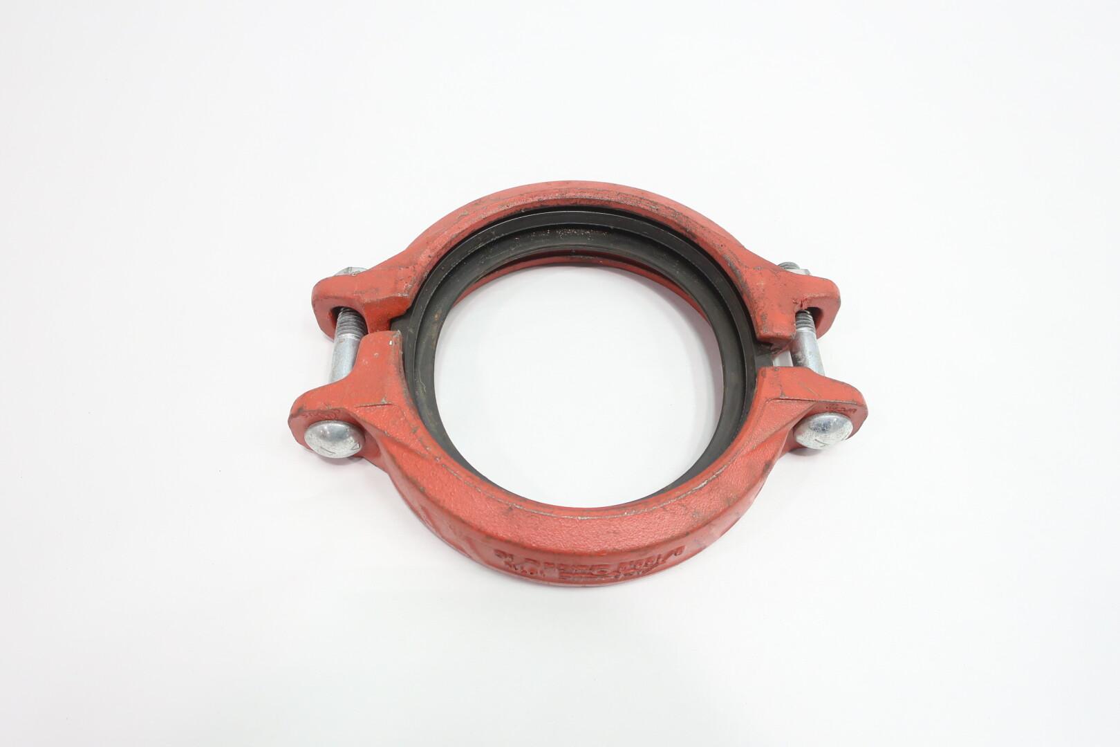 VICTAULIC 77 FLEXIBLE STEEL 6IN PIPE COUPLING W/ GASKET D619927