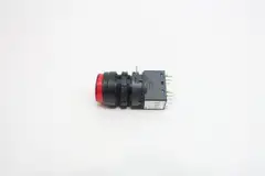 IDEC LW1L-M2C20VR PUSHBUTTON 125V-AC 30V-DC RED ILLUMINATED