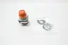 ALLEN BRADLEY 800T-P16A PILOT LIGHT 120V-AC AMBER thumbnail 1