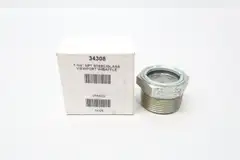 TRICO 34308 VIEWPORT W/ BAFFLE 1-1/4IN NPT STEEL/GLASS
