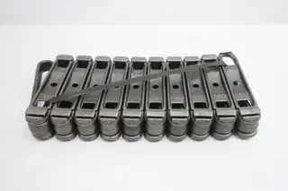 SET OF 10 WEBB X-658 TROLLEY ROLLER LINKS