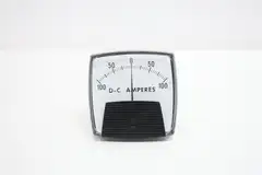 GENERAL ELECTRIC GE YE/162122GBPK PANEL METER 100-0-100MVDC