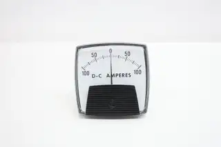 GENERAL ELECTRIC GE YE/162122GBPK PANEL METER 100-0-100MVDC
