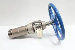 CONVAL 12U4J-1050K-00-1 MANUAL BUTT WELD STEEL ANGLE BODY GLOBE VALVE 3IN 1500