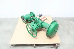 FISHER ET 667 SIZE 45I DVC6200HW2 FLANGED STEEL PNEUMATIC CONTROL VALVE 4IN 300