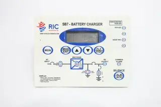 RIC A-SB7-HMI-1 BATTERY CHARGER OPERATOR INTERFACE PANEL