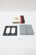 RED DOT 2CWPDR DUPLEX RECEPTACLE COVER
