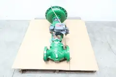 FISHER ED 657 SIZE 45I DVC6200HW2 PNEUMATIC FLANGED STEEL CONTROL VALVE 3IN 300