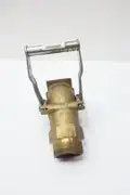 JUSTRITE 08552 BRASS DRUM GATE VALVE FOR VISCOUS LIQUIDS 2IN NPT