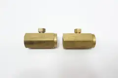 PACK OF 2 DELTROL 10001-28 BRASS CHECK VALVE 3/8IN NPT