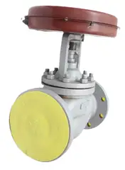 ARI INDUSTRIES 046 IRON PNEUMATIC FLANGED GLOBE VALVE 4IN