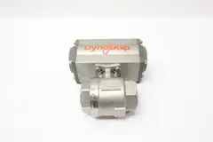 DYNAQUIP 315532.01 STAINLESS PNEUMATIC BALL VALVE 2IN NPT