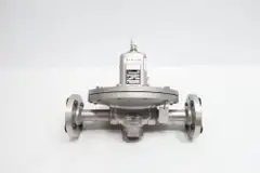 FISHER MR95L STAINLESS FLANGED PRESSURE REGULATOR VALVE 13-30PSI 1IN 300
