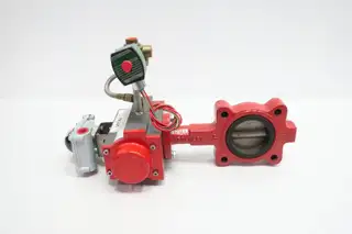 TOWNLEY TM-4 APL-210N 2K80DA IRON FLANGED PNEUMATIC BUTTERFLY VALVE 3IN