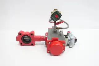 TOWNLEY TM-4 2K130SR APL-210N FLANGED PNEUMATIC BUTTERFLY VALVE 2IN