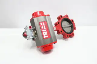 TOWNLEY TM-4 DI APL-210N PNEUMATIC BUTTERFLY VALVE 6IN