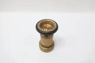 ELKHART L-205-EB FIRE TANKER TRUCK HOSE NOZZLE BRASS 1-1/2IN